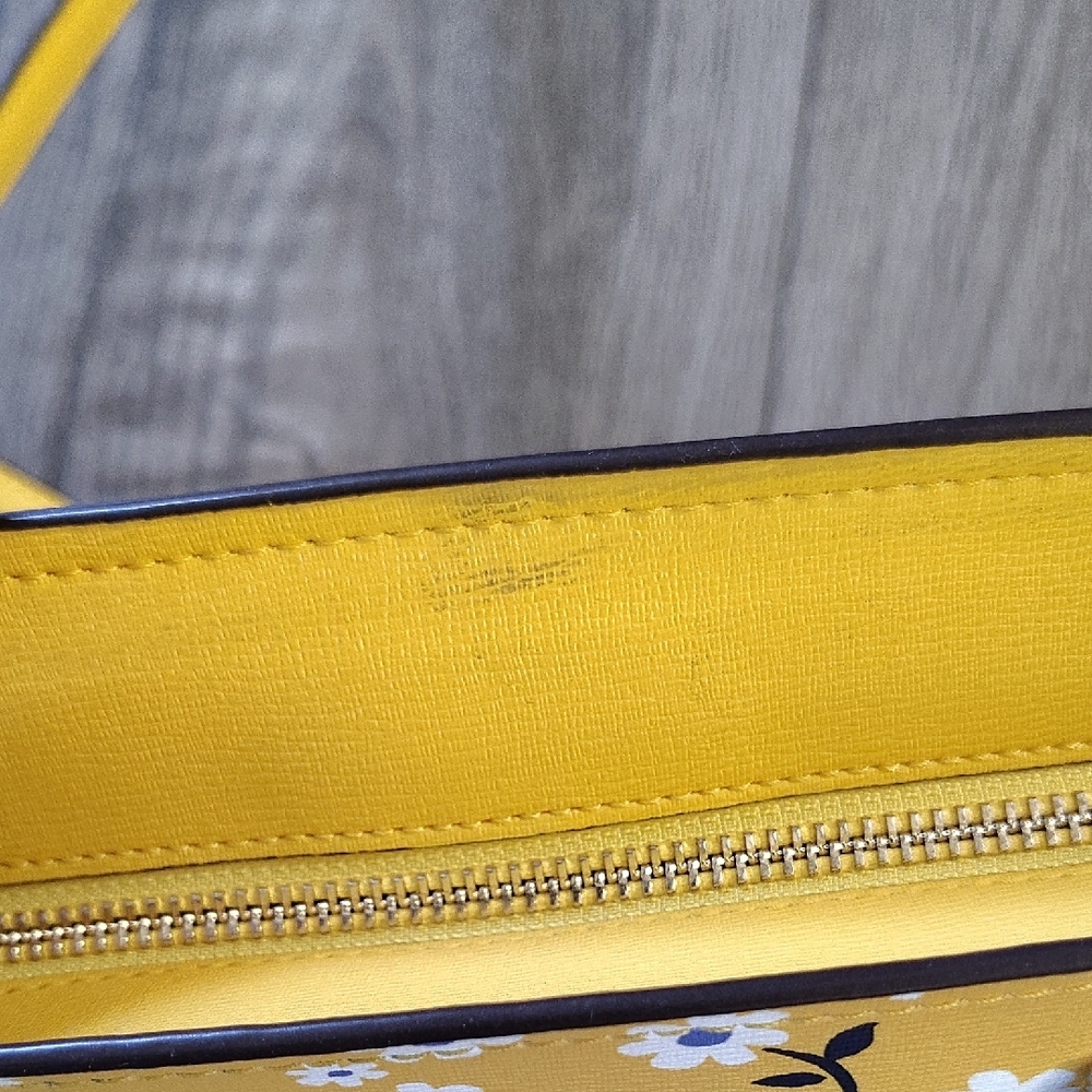 Kate Spade Yellow Floral Satchel - Picture 13 of 13